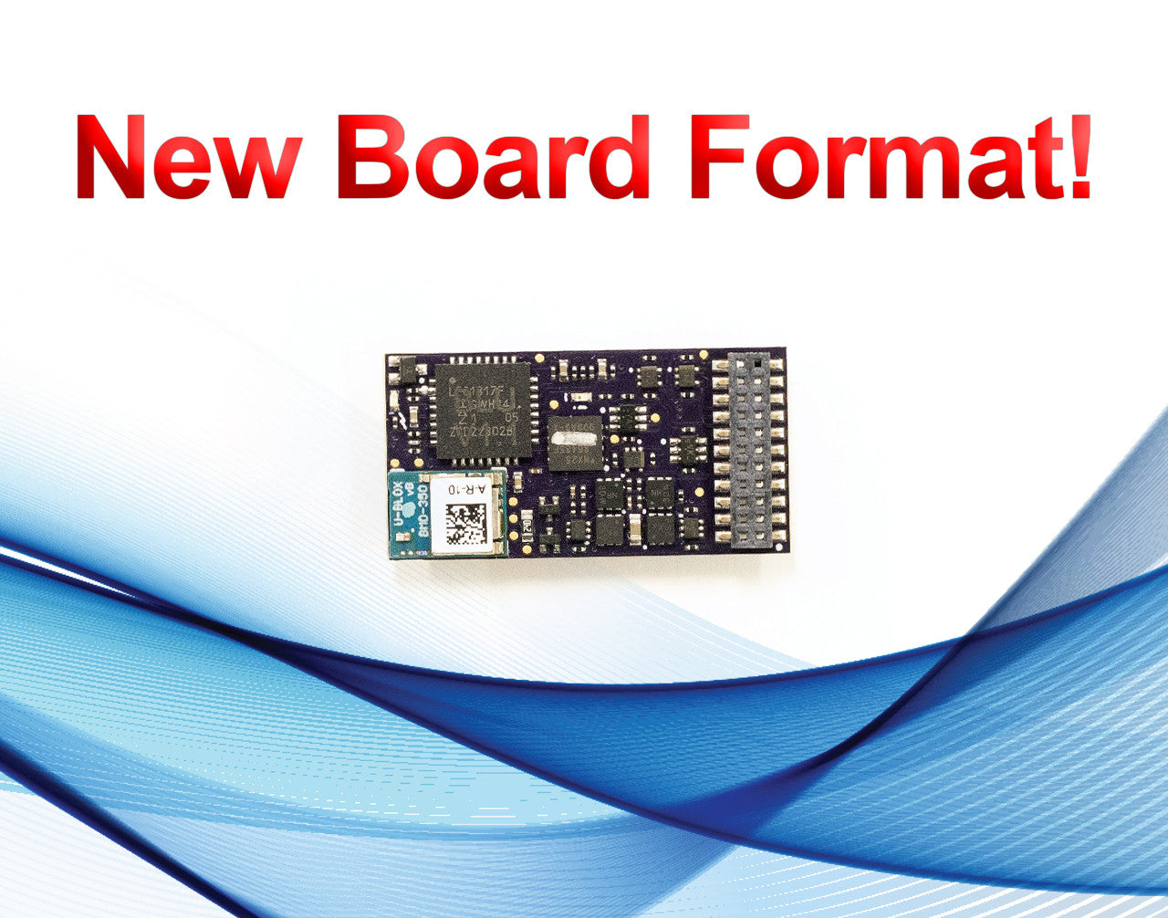 Soundtraxx Blunami 884608 BLU-21NEM8 1 Amp Steam-2 Universal sound decoder 3 way DC, DCC and Wireless HO Scale