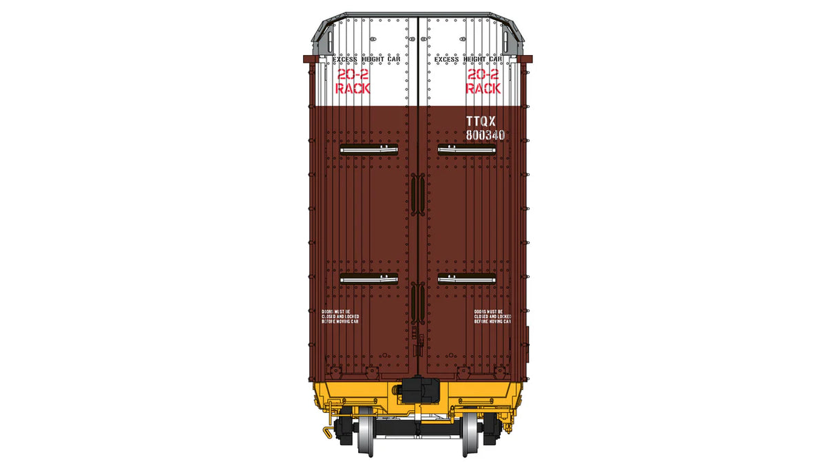 Class One Model Works FC00607 Thrall 20-2 Autorack - Type A - Conrail TTQX #800742 HO Scale