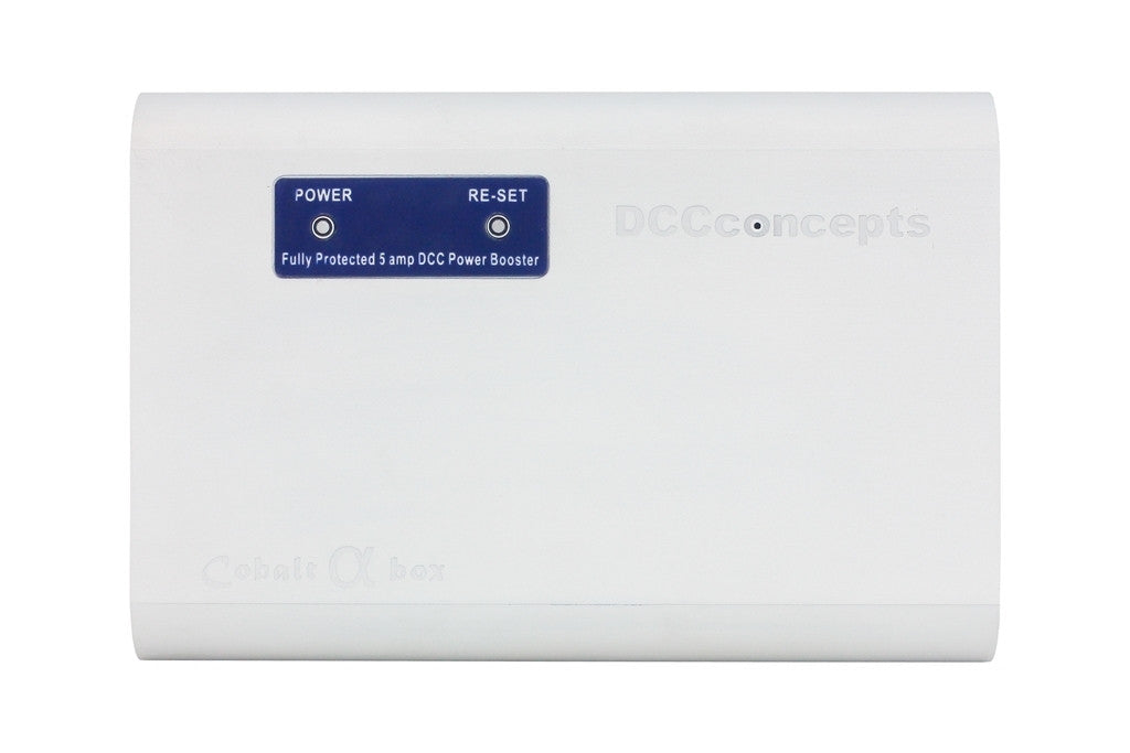 DCC Concepts {Alpha Box} 5 Amp Booster (Scale=ALL) Part#DCP-AUX