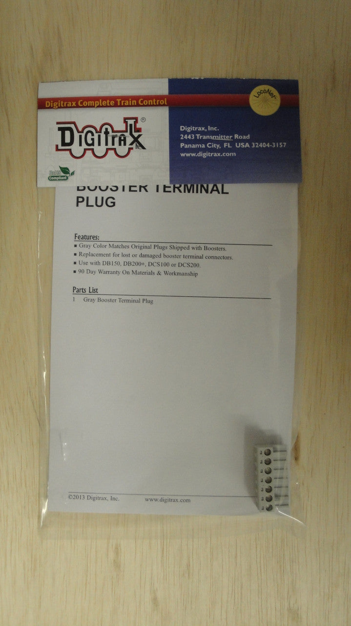 ACC-TERMPLUG Digitrax / Gray Terminal Plug  (Scale = ALL)  Part # 245-TERMPLUG
