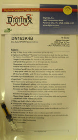 Digitrax DN163K4B Decoder for Kato MP36PH; N Scale