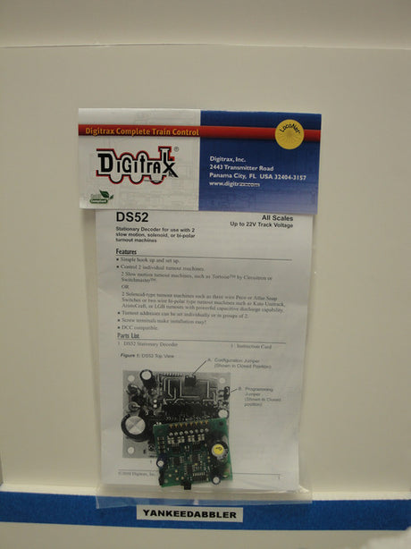 Digitrax DS52 Dual Stationary Decoder