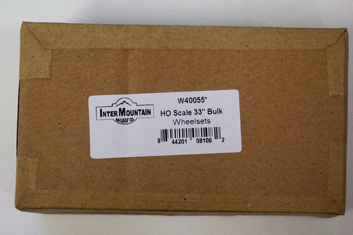40055 Intermountain {40055} 33" Brass Wheel Sets - 100 Axles - Yankeedabbler HO Scale