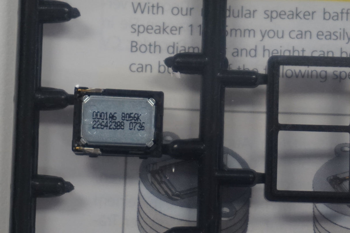 ESU 50341 Speaker set, Single 11x15mm, Modular Soundbox kit for 28mm, 20x40mm, 16x35mm (Scale=ALL) 397-50341