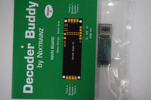 NixTrainz Decoder Buddy Version V5B - NTZ5 motherboard for 21 Pin decoders (Scale=HO) #NIX-DecoderBuddy