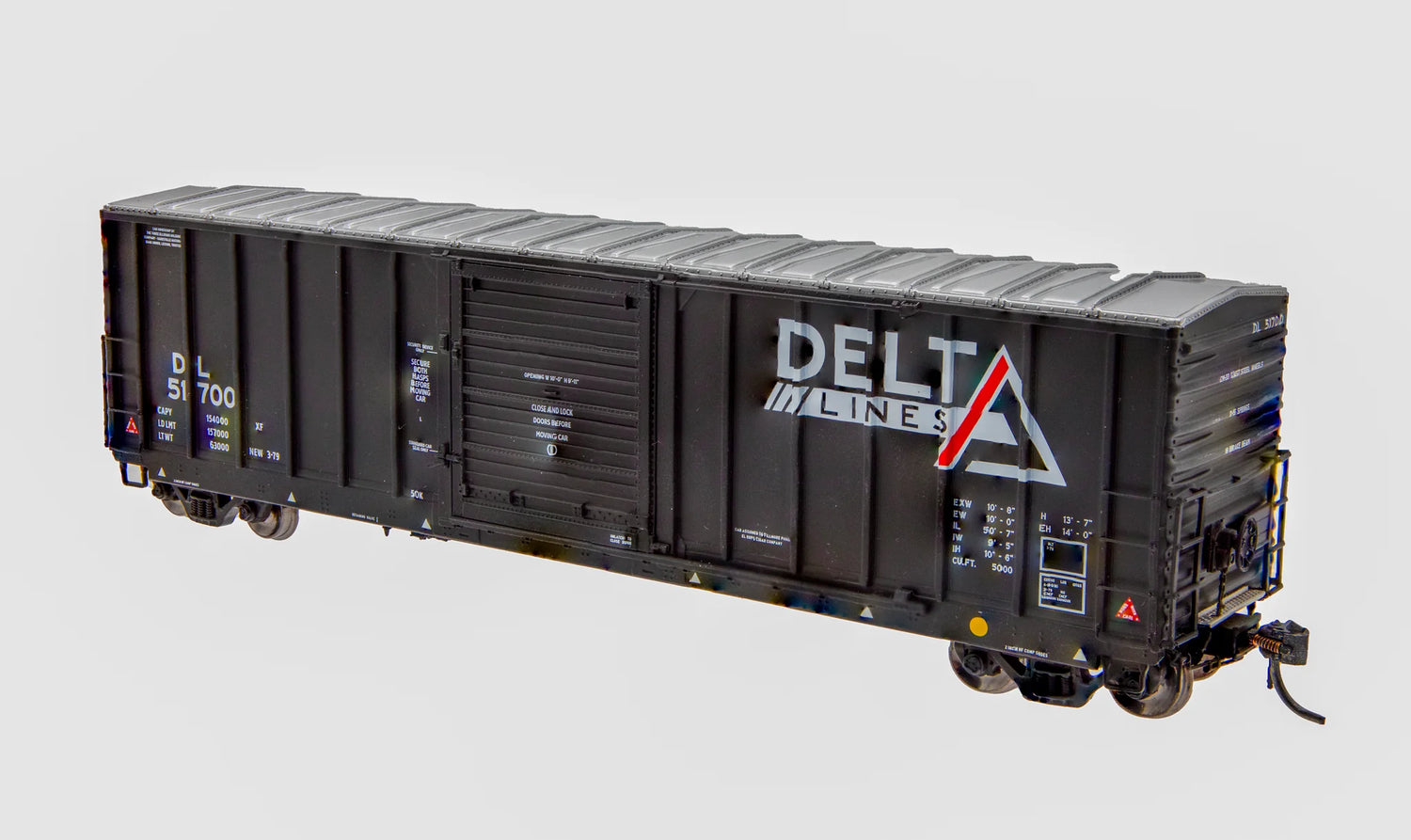 HomeShops HFB-053-003 DL Delta Lines #51794 Master Line CNCF 5000 Boxcar HO Scale