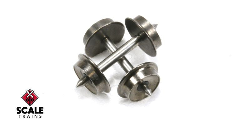 FVM 3611 12 Pack 36" Standard Wheelsets, .553” axle: ATL, CC, IMR, MDC Fox Valley Models N Scale