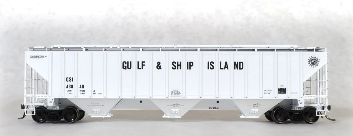 HomeShops HFH-003-003 GSI - Gulf and Ship Island #43877 Tangent PS-4427 Covered Hopper Car HO Scale