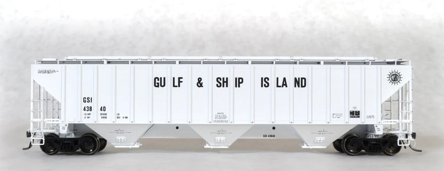 HomeShops HFH-003-003 GSI - Gulf and Ship Island #43877 Tangent PS-4427 Covered Hopper Car HO Scale