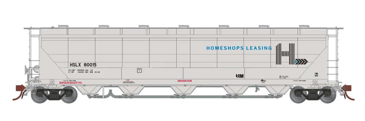 HomeShops HFH-016-002 HSLX 80046 - HO-Scale HomeShops Leasing Prairie Shadows Thrall PD5000 Covered Hopper