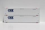 JTC MODEL TRAINS 485009 CSX INTERMODAL 48' HC (no 48 on front) 3-42-3 corrugated containers with Magnetic system N Scale