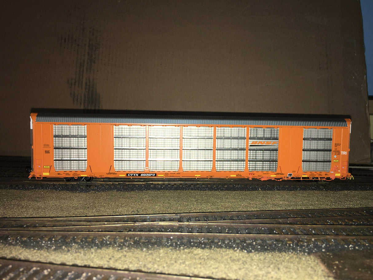 Scaletrains SXT32125 CW Custom Weathered Multi-Max Autorack - BNSF #693970 HO Scale