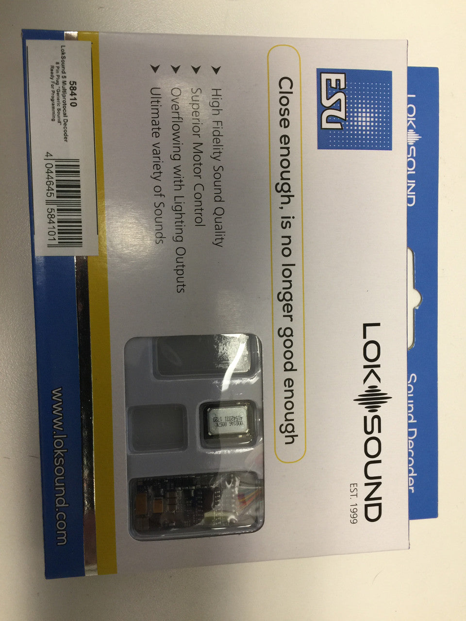 58410 ESU LokSound / Ver 5 Multiprotocal 8 Pin NEM652 