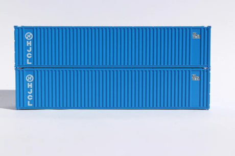 JTC MODEL TRAINS 405555 HANJIN (early) 40' Standard Height 8'6 2-P-44-P-2 Panel side standard wave corrugations containers N Scale
