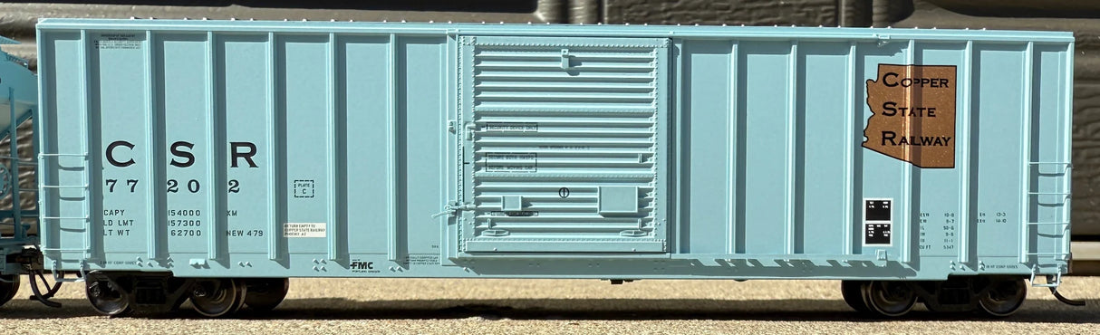 HomeShops HFB-060-002 CSR 77293 - HO-Scale Copper State Railway Atlas FMC 5347 Box Car