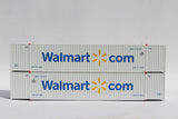 JTC MODEL TRAINS 537063 Walmart 8-55-8 Set #3 Corrugated 4VI container with placards N Scale