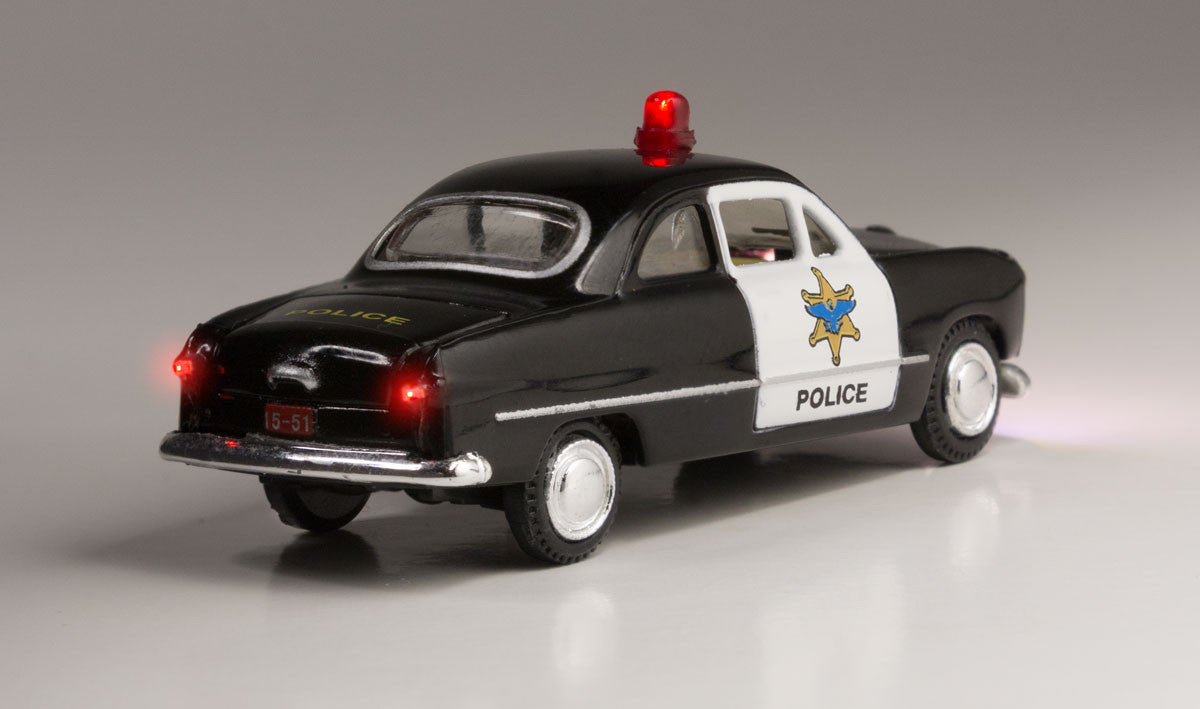 Woodland Scenics 5593 Police Car - Just Plug (SCALE=HO) Part # 785-5593