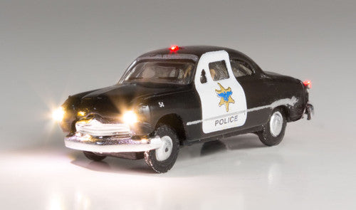 Woodland Scenics 5613 Police Car - Just Plug  (SCALE=N)  Part # 785-5613