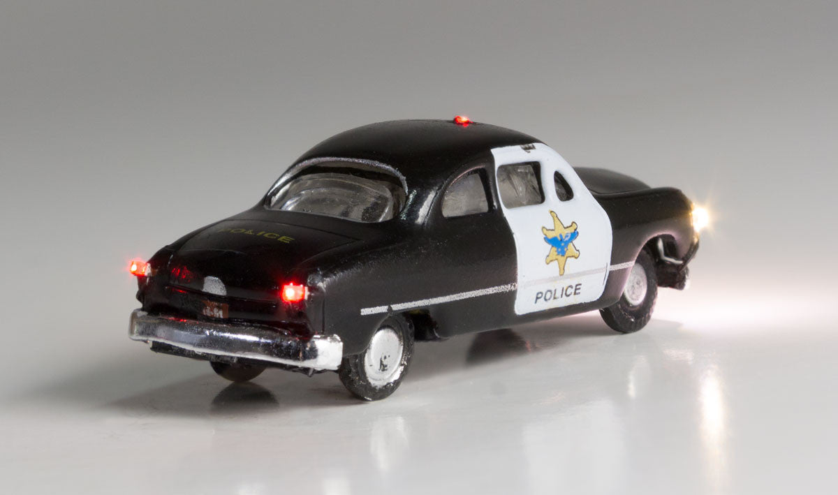 Woodland Scenics 5613 Police Car - Just Plug  (SCALE=N)  Part # 785-5613