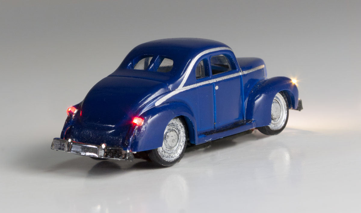 Woodland Scenics 5618 Blue Coupe - Just Plug  (SCALE=N)  Part # 785-5618
