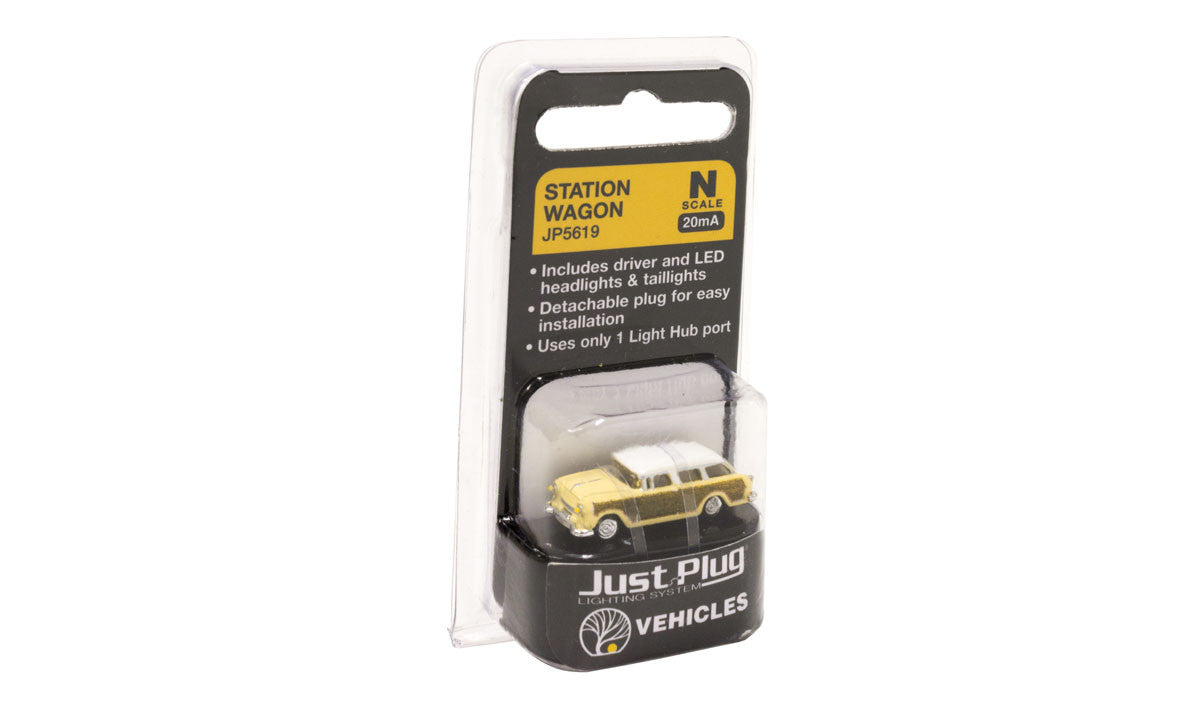 Woodland Scenics 5619 Station Wagon - Just Plug  (SCALE=N)  Part # 785-5619