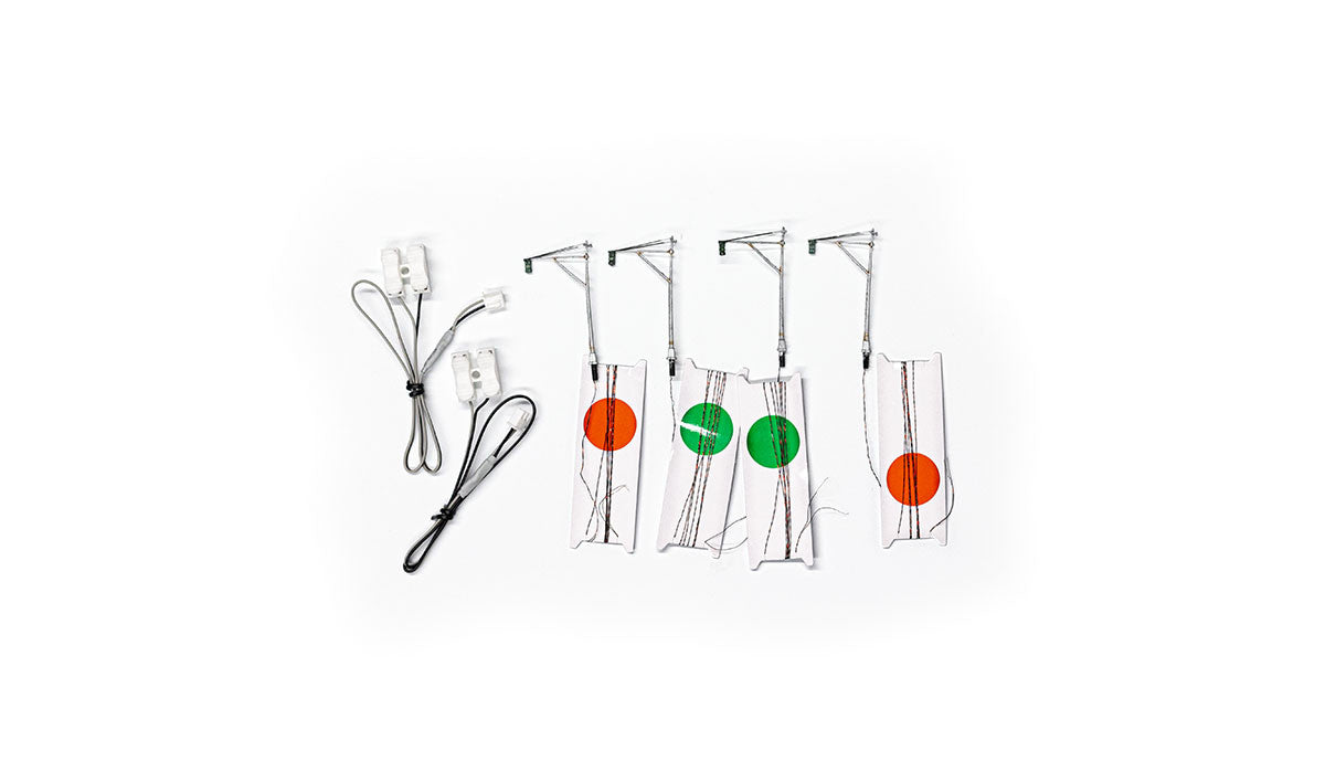 Woodland Scenics 5637 Just Plug Mast Arm Traffic Lights - N Scale