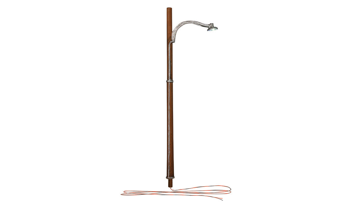Woodland Scenics 5638 Wooden Pole Street Light - Just Plug(TM) -- pkg(3) (SCALE=N) Part # 785-5638