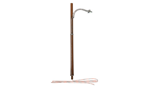 Woodland Scenics 5638 Wooden Pole Street Light - Just Plug(TM) -- pkg(3) (SCALE=N) Part # 785-5638