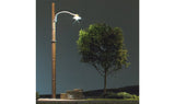 Woodland Scenics  5646 Wooden Pole Street Light - Just Plug(TM) -- pkg(2)   (SCALE=O)  Part # 785-5646