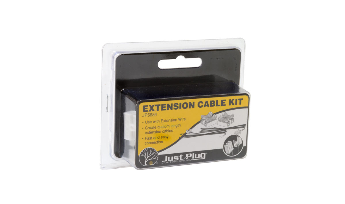 Woodland Scenics 5684 Extension Cable Kit- Just Plug  (SCALE=ALL)  Part # 785-5684