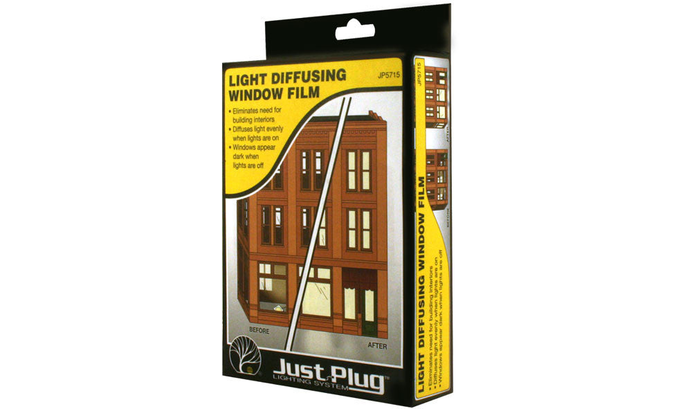 Woodland Scenics 5715 Light Diffusing Window Film - Just Plug (SCALE=ALL) Part # 785-5715