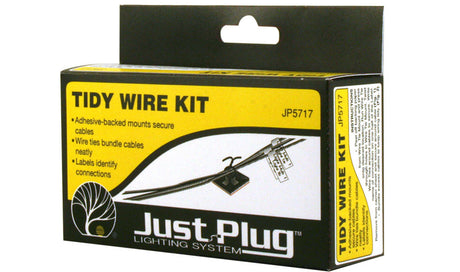 Woodland Scenics 5717 Tidy Wire Kit - Just Plug  (SCALE=ALL)  Part # 785-5717
