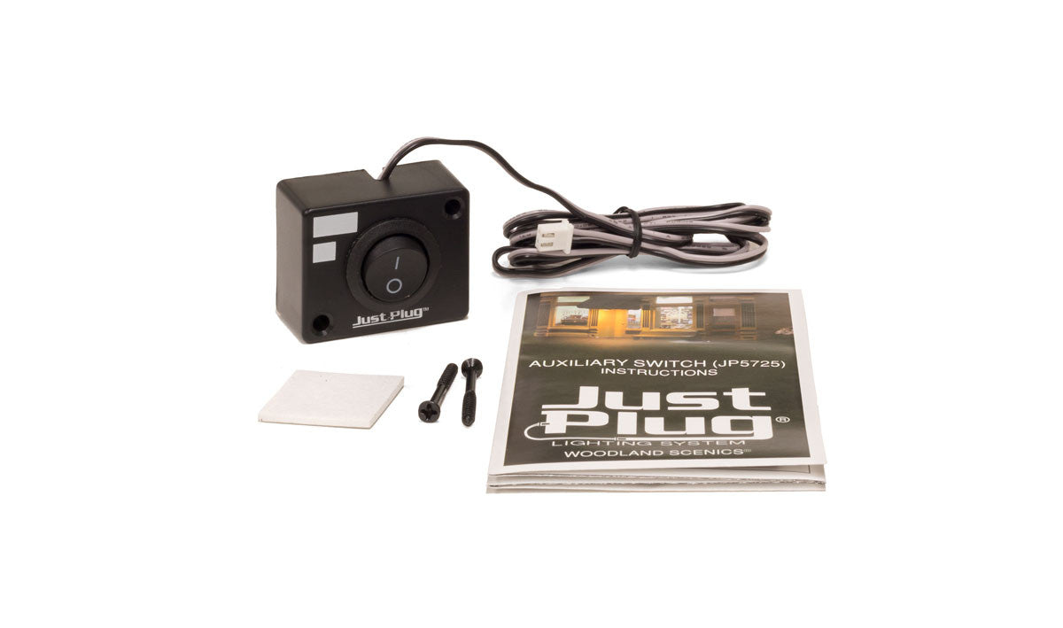 Woodland Scenics 5725 Auxiliary Switch - Just Plug (SCALE=ALL) Part # 785-5725
