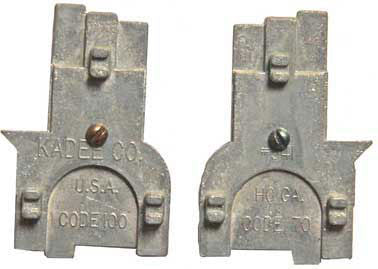 341 Kadee / Track gauge C70 & 100  (HO Scale) Part # 380-341
