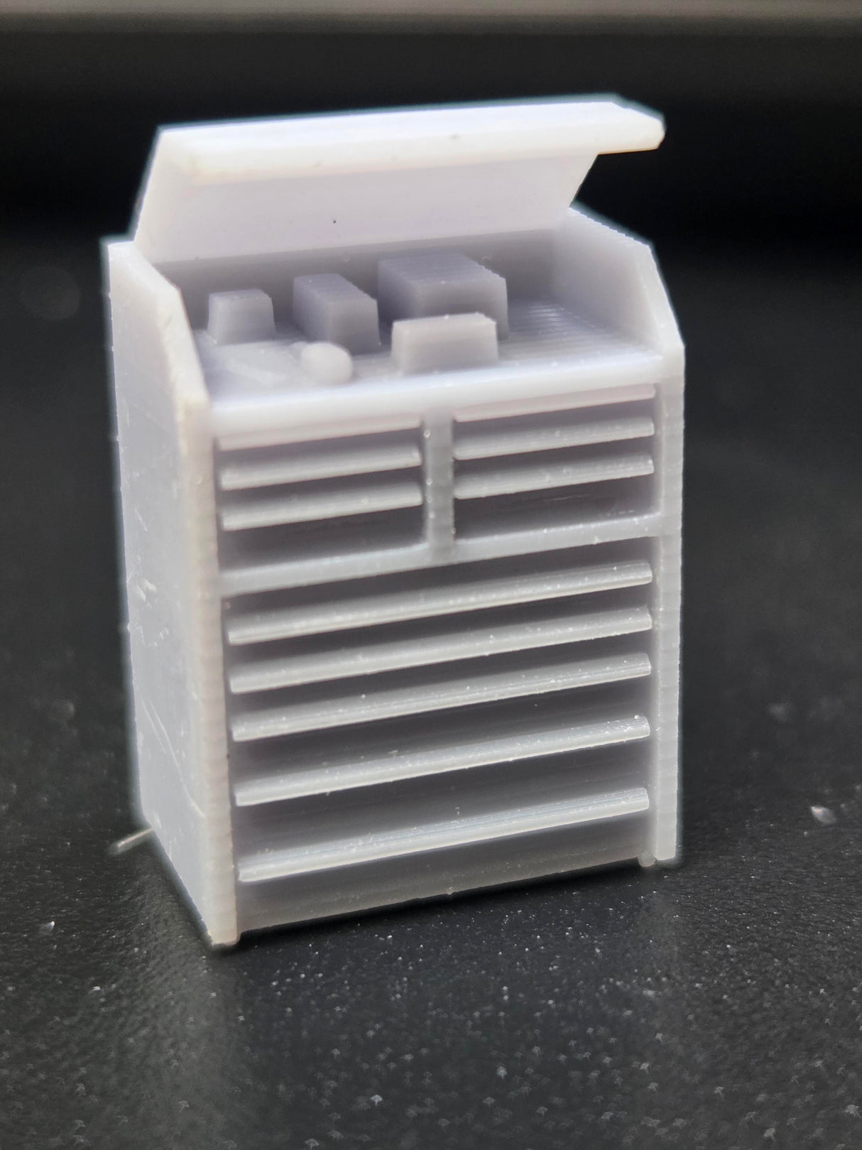 3GResinprints B-00028 Large Tool Box (2 per package) HO Scale