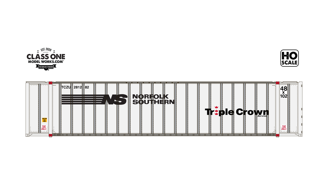 ClassOneModelWorks CT00318 Monon 48′ Exterior Post – Norfolk Southern #281673 HO Scale