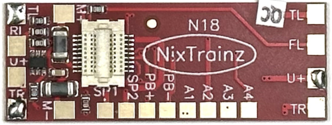 NixTrainz Decoder Buddy NTZ13 N18 (Next 18 Connector) HO Scale