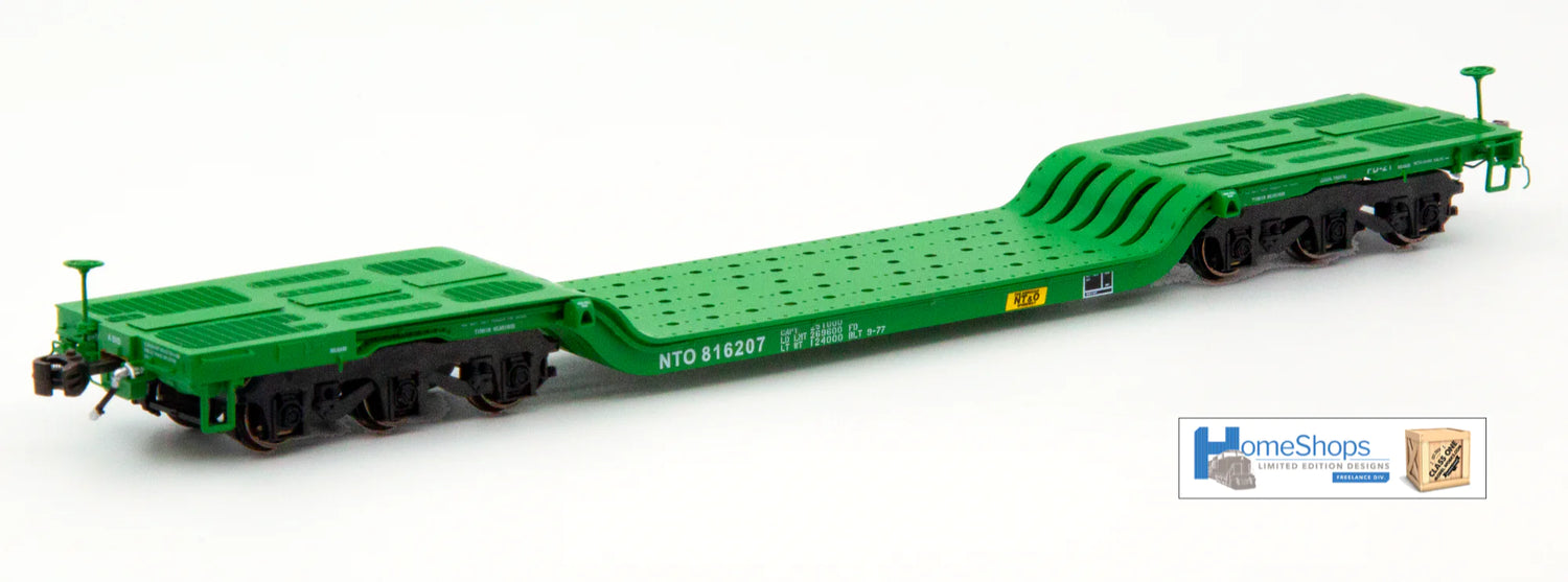 HomeShops HFF-002-001 NTO Natchez Trace and Orient #816207 - GSC Depressed Center Flat Car