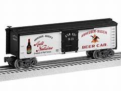 Lionel 1928210- VINTAGE ANHEUSER BUSCH MALT TONIC REEFER 0 Scale