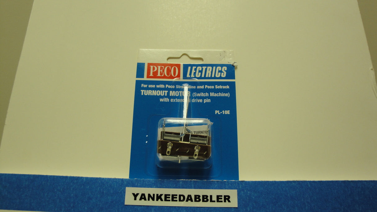 PL-10E Peco / PL-10E Twin Coil Switch Machine Extended Pin Standard Current (SCALE=ALL ) Part # 552-PL-10E