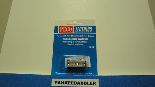 PL-13 Peco / PL-13 SPDT Accessory Switch for PL-10 Series Switch Machines (SCALE=ALL ) Part # PCO-PL-13