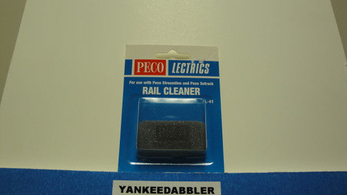 PL-41 Peco / PL-41 Abrasive Rubber Rail Cleaning Block (SCALE=ALL ) Part # PCO-PL-41