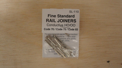 SL-110 Peco / SL-110 Code 75 Rail Joiners  1 package of 24 (SCALE=HO ) P Part # PCO-SL-110