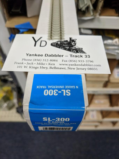 Peco SL-300 N Scale 3 foot Flex Track Code 80 Wood Tie - 25 Pieces