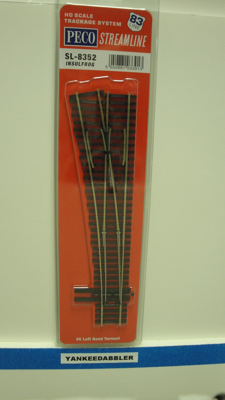 SL-8352 Peco / SL-8352 HO   5 L/H CODE 83 INSULFR (SCALE=HO ) P Part # PCO-SL-8352
