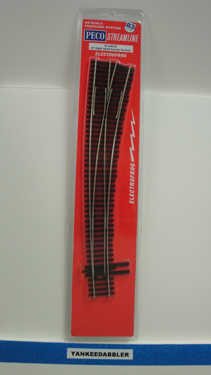 SL-E8376 Peco / SL-E8376 HO 7 RH CRVD CD83 ELECTF (SCALE=HO ) P