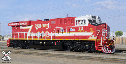 Scaletrains SXT32395-6 GE ES44AH - CSX - First Responders #911 - ESU v5.0 DCC & Sound HO Scale