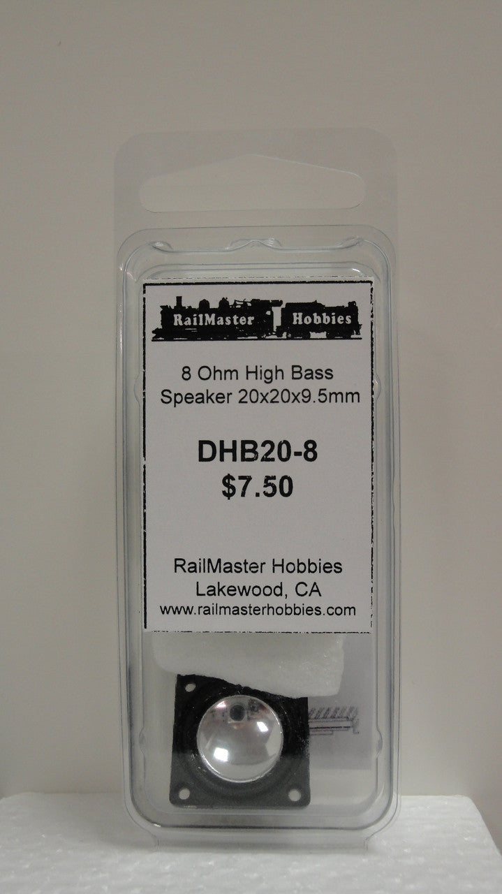 DHB20-8 Rail Master / Speaker High Base High Bass 20MM (Scale=HO) Part # = RMT-DHB20-8