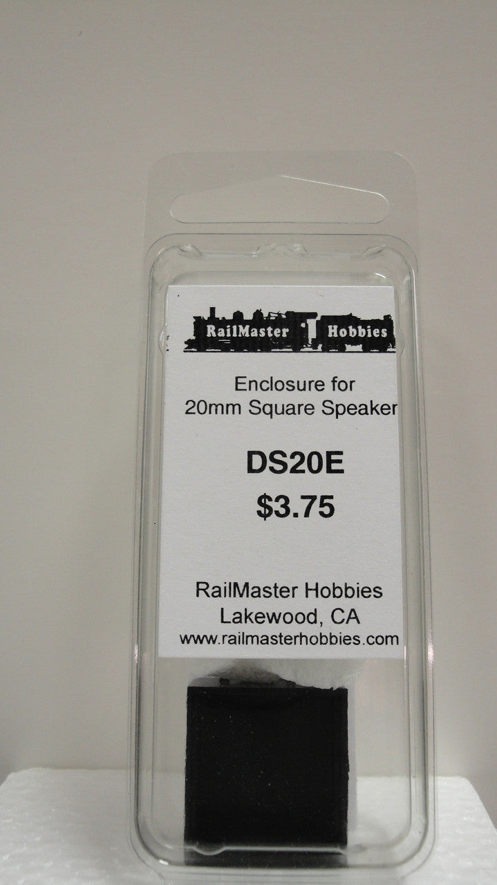 DS20E Rail Master / Speaker Enclosure For DHB20 (Scale=HO) Part # = RMT-DS20E