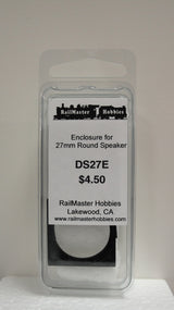 DS27E Rail Master / Speaker Enclosure For DHB27 (Scale=HO) Part # = RMT-DS27E